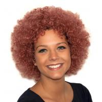 Curly Afro Wig Auburn