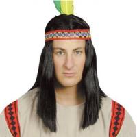 Indian Brave Wig with Headband