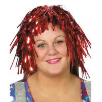 Tinsel Wig, Red