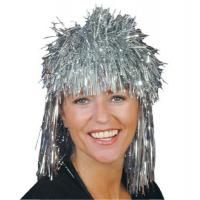 Tinsel Punk Wig, Silver