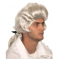 Court Style Wig, White