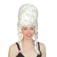 Beehive Wig, White