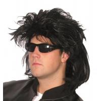 Mullet Wig, Black