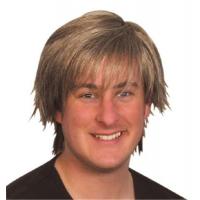Boy Band Wig, Brown/Blonde
