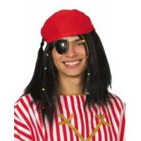 Pirate Wig with Scarf