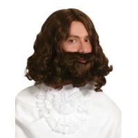 Cavalier Wig & Beard, Brown