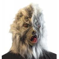 Grey Werewolf Mask with Hair