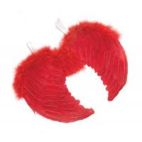Mini Feather Wings, Red