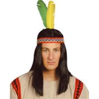 Indian Head-Dress with Feathers