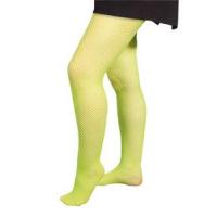 Neon Fishnet Tights, Green