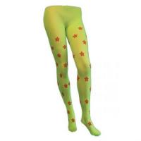 Flower Power Tights, Yellow