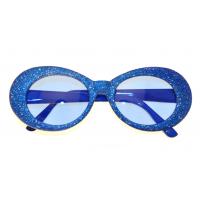 60's Glitter Specs, Blue