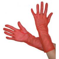 Fishnet Gloves, Red