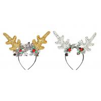 Reindeer Antlers with Tinsel