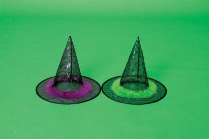 Witch Hat with Fur Trim