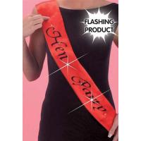 Flashing Hen Party Sash, Red