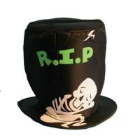Black R.I.P Top Hat
