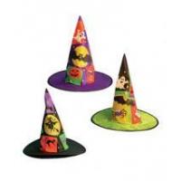 Witch Hat with Printed Design