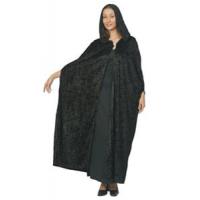 Deluxe Black Hooded Cape