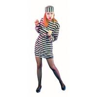 Prisoner Lady Fancy Dress Costume