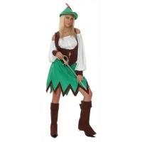 Robin Hood Lady Fancy Dress Costume