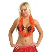 Hawaiian Garland - Tropical Punch Lei, Orange