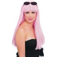 Glamour Wig, Light Pink