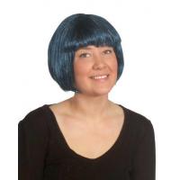 Supermodel Wig, Blue