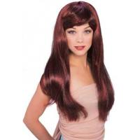 Glamour Wig, Red & Black