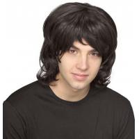 70s Shag Style Wig, Black