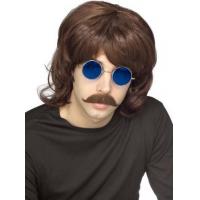 70s Shag Style Wig, Brown