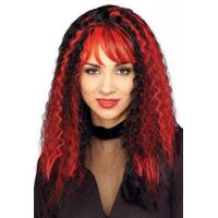 Sinister Crimped Wig, Red